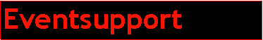 Tekstvak: Eventsupport